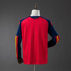 Spain 2026 Home 2-Star Champion Edition Long Sleeve Jersey
